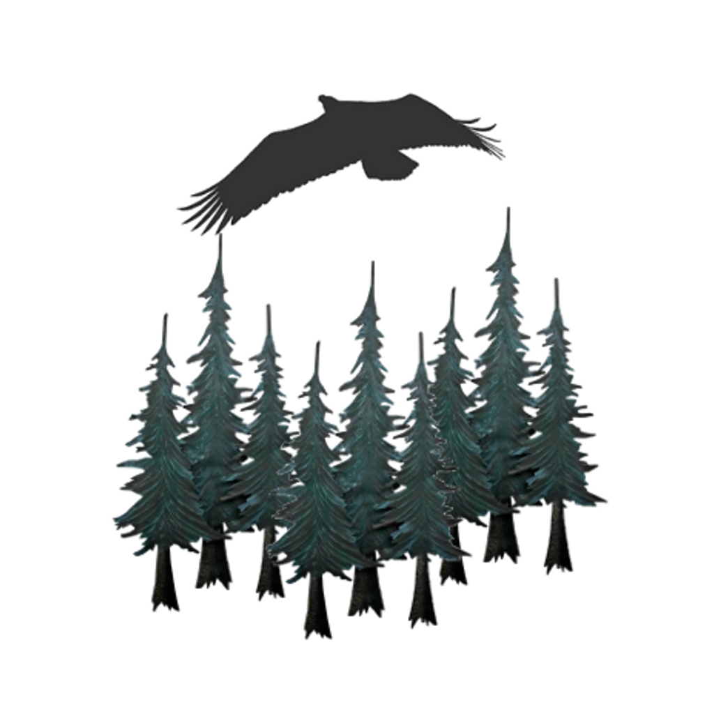 Algo Schedule — eagle over forest logo